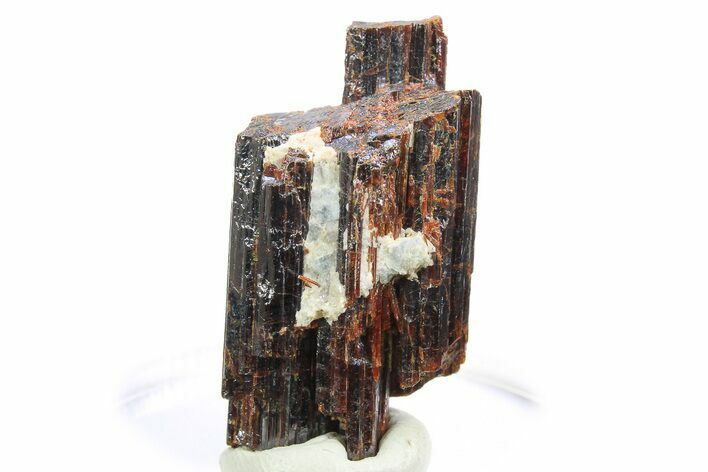 Lustrous, Red-Brown Rutile Crystals - Québec, Canada #297114